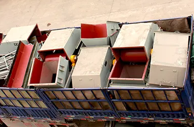 陕西矿山煤矿订购的刮板输送机发货